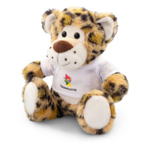 Plüsch-Panter mit T-Shirt für Ihr Marketing